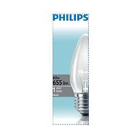 Лампа накаливания Stan 60Вт E27 230В B35 CL 1CT/10X10F | Код. 921501544237 | Philips